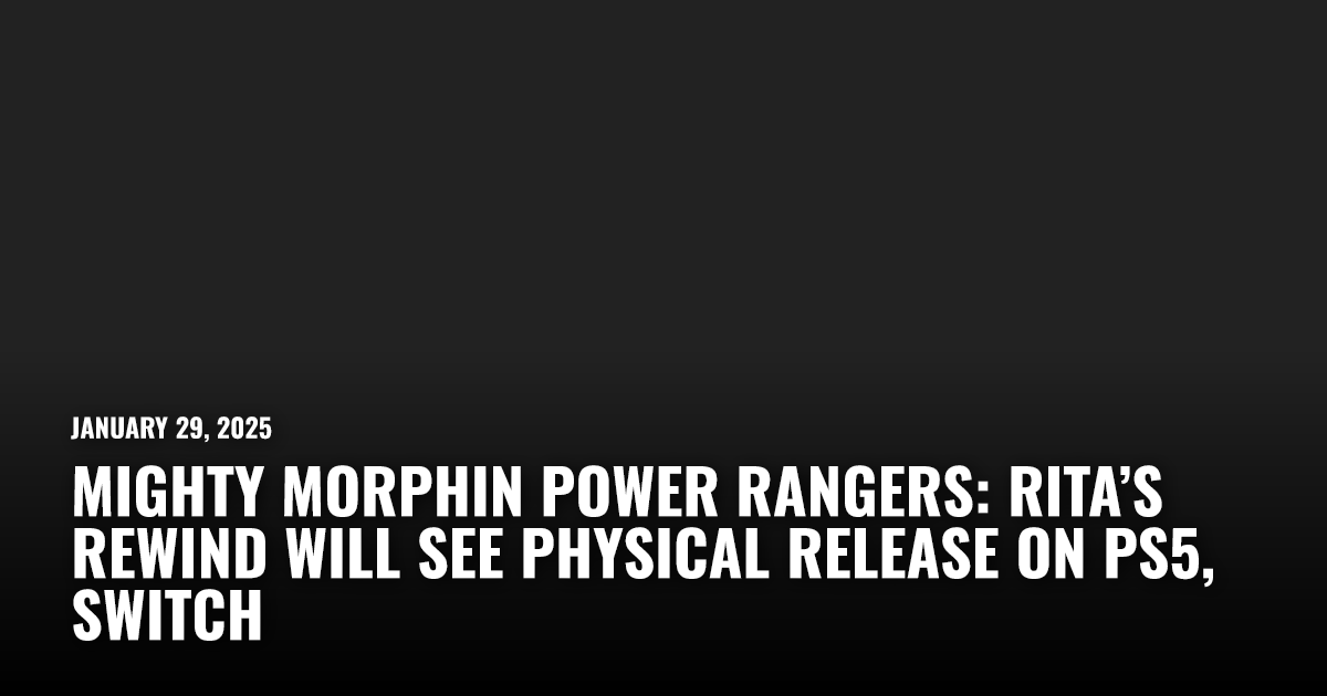 Mighty Morphin Power Rangers: Rita's Rewind - A Simple Brawler With Promising Enemy Variety