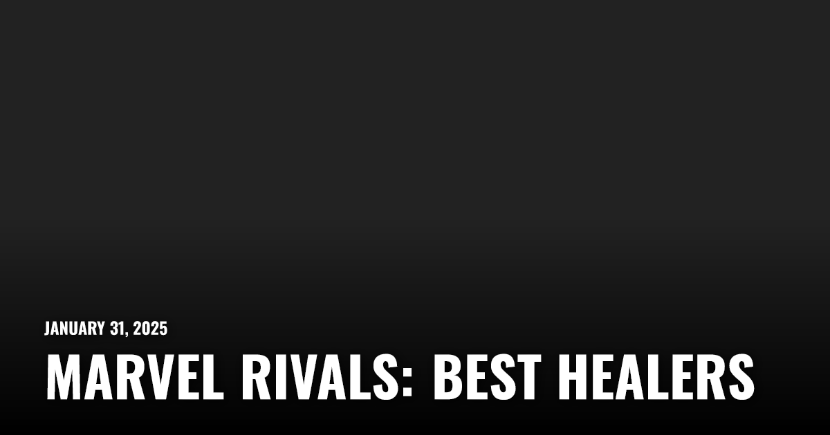 Marvel Rivals: Best Healers | Restart.run