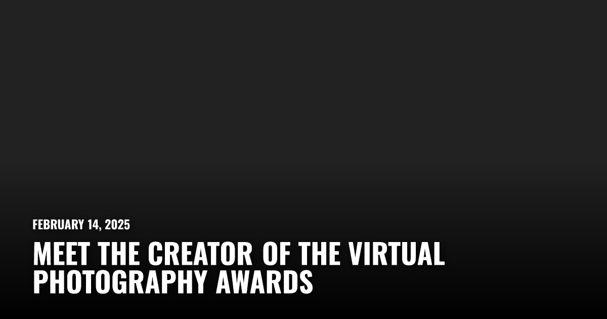 Meet the Creator of the Virtual Photography Awards | Restart.run