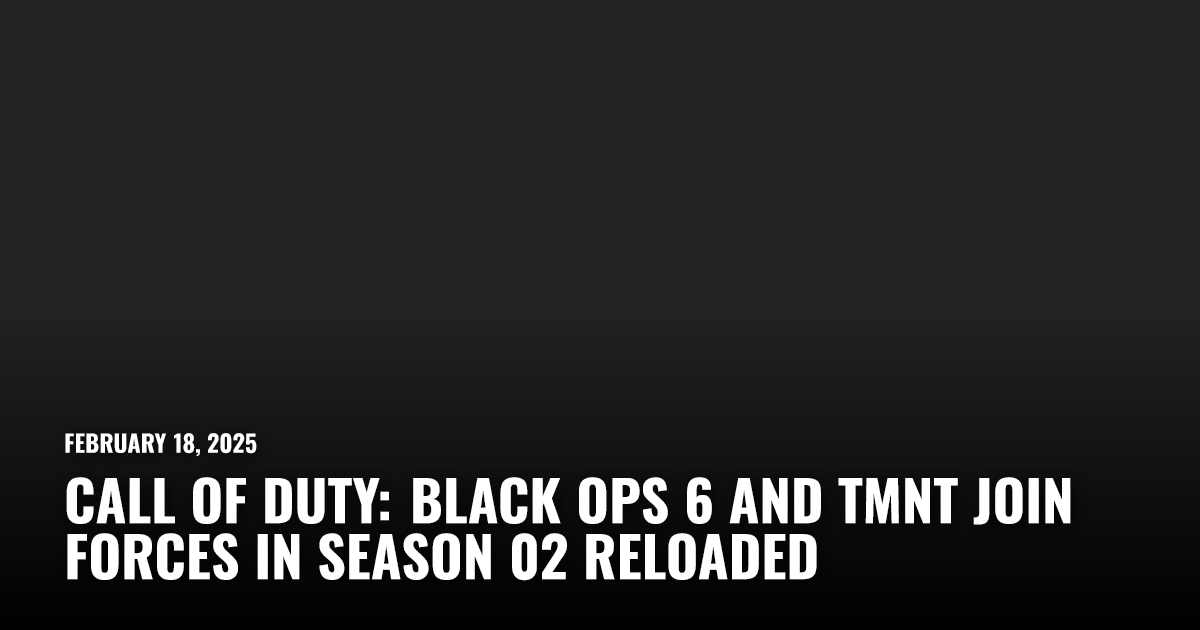 Call of Duty: Black Ops 6 and TMNT Join Forces | Restart.run