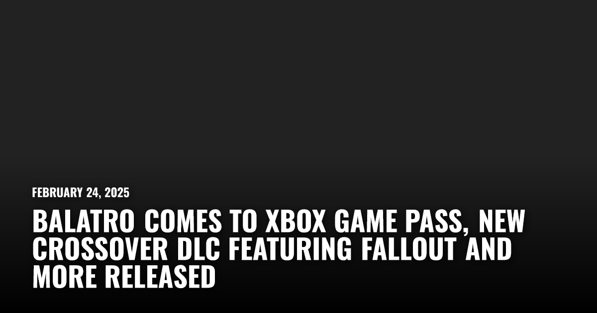 Balatro on Game Pass, New Crossover DLC Released | Restart.run