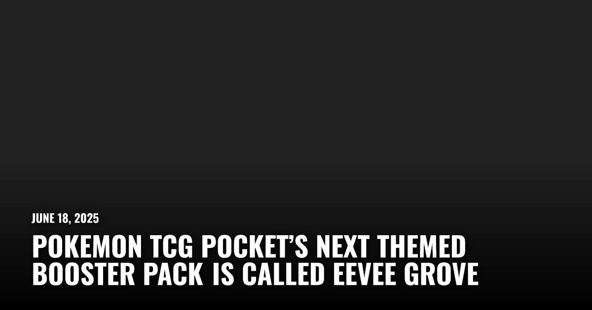Pokemon TCG Pocket Getting Eevee Grove Booster Pack | Restart.run
