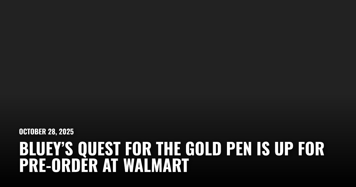 Bluey’s Quest for the Gold Pen Is Up for Pre-Order | Restart.run