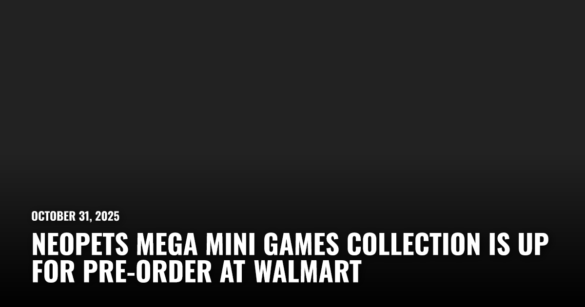 Neopets Mega Mini Games Collection Is Up for Pre-Order | Restart.run