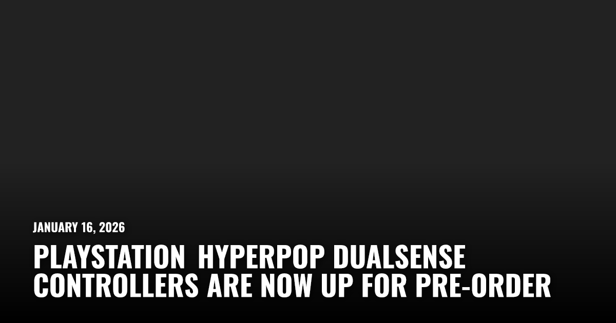 PlayStation Hyperpop DualSense Controllers Are Now Up for Pre-Order ...