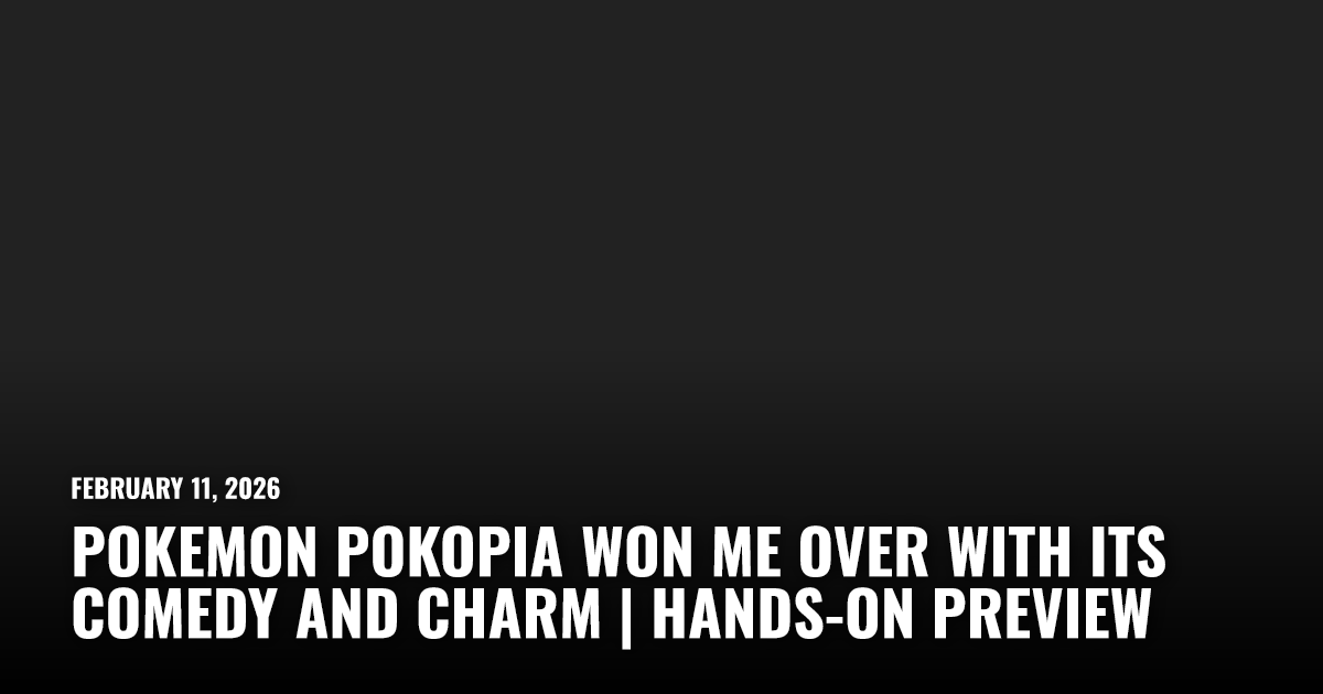 Pokemon Pokopia Won Me Over With Its Comedy and Charm | Restart.run