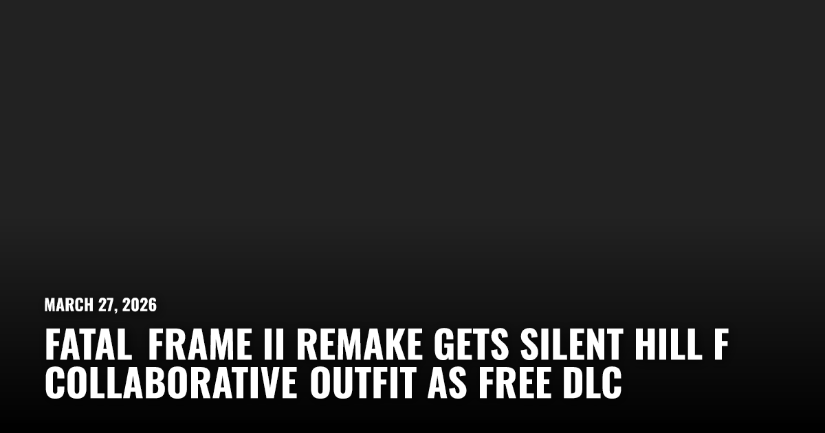 Fatal Frame II Remake Gets Silent Hill f Collaborative Outfit | Restart.run