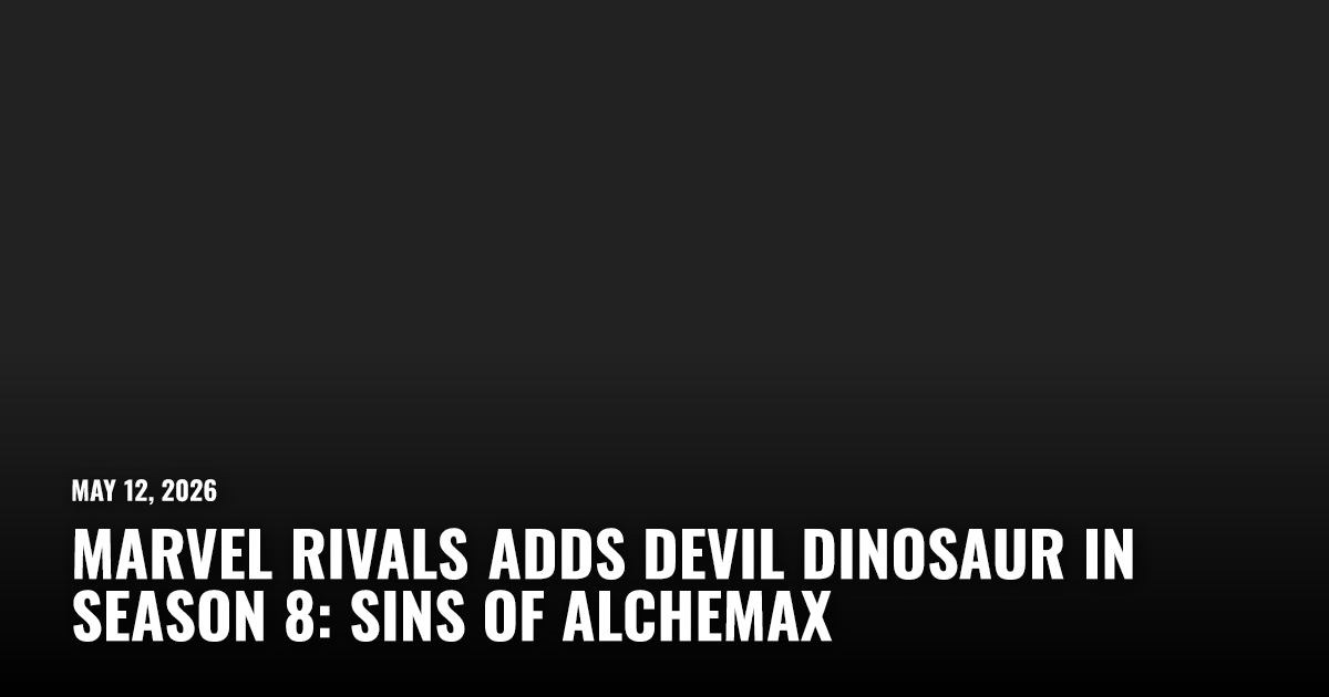 Marvel Rivals Adds Devil Dinosaur in Season 8: Sins of Alchemax ...