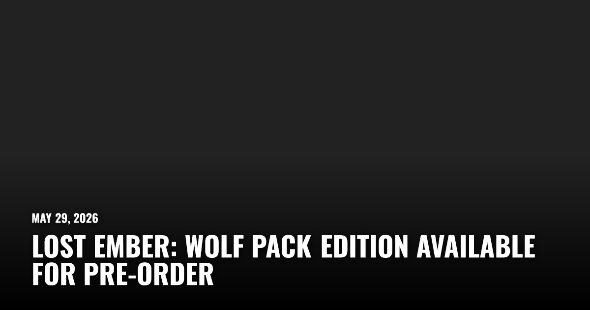 Lost Ember: Wolf Pack Edition Available for Pre-order | Restart.run