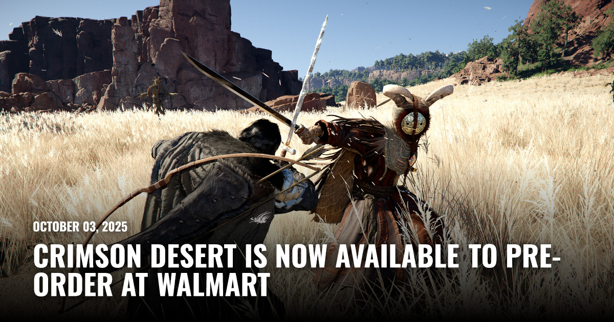 Crimson Desert Is Now Available to Pre-Order at Walmart
