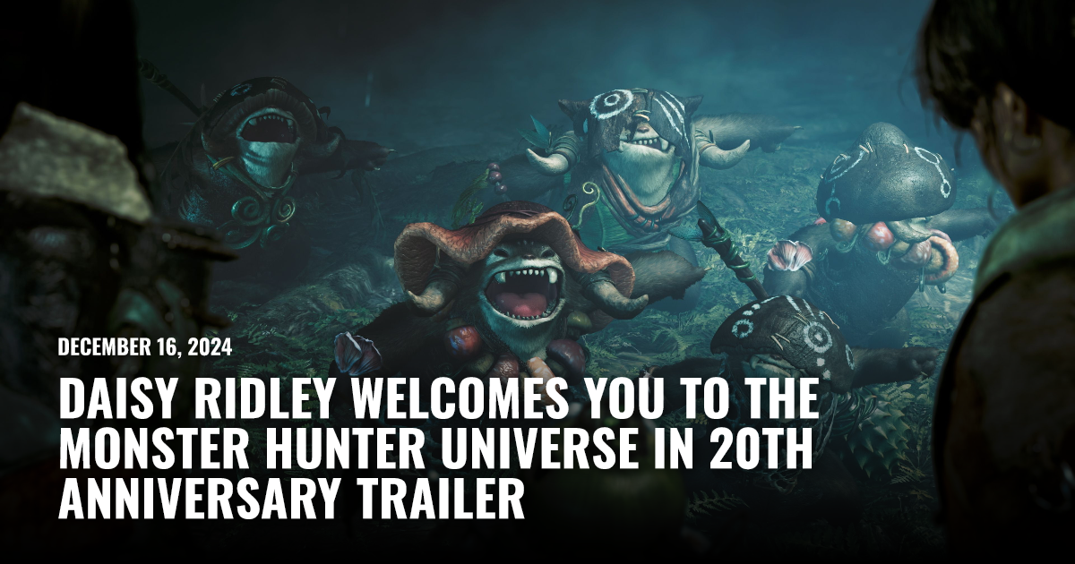 Daisy Riddle Running Daisy Ridley Welcomes You to Monster Hunter in New Trailer | Restart.run