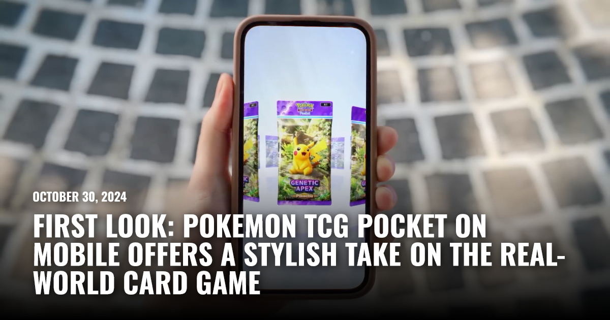 First Look: Pokemon TCG Pocket | Restart.run First Look: Pokemon TCG Pocket | Restart.run