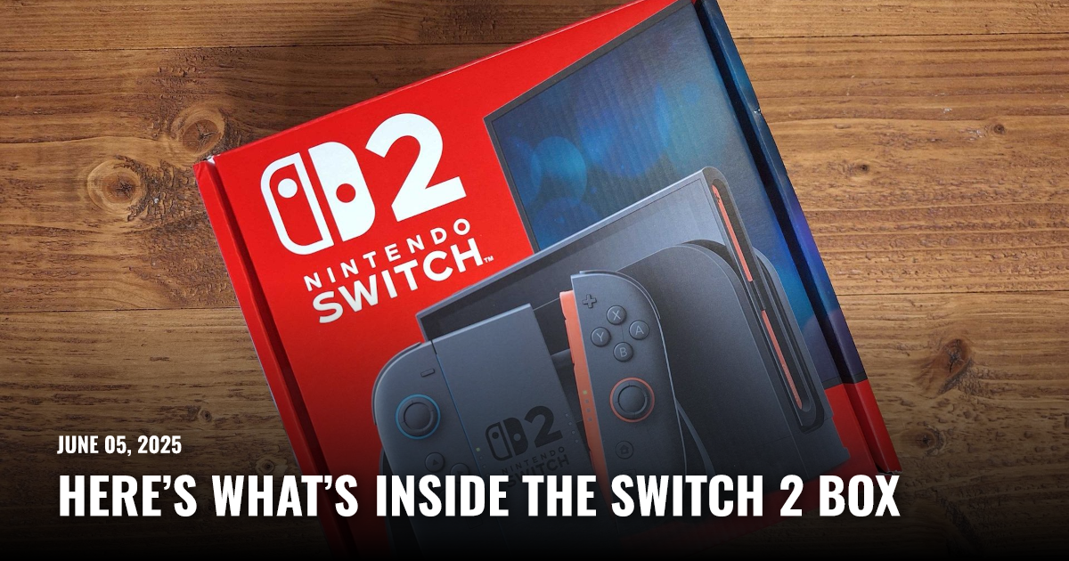 Here’s What’s Inside the Switch 2 Box | Restart.run