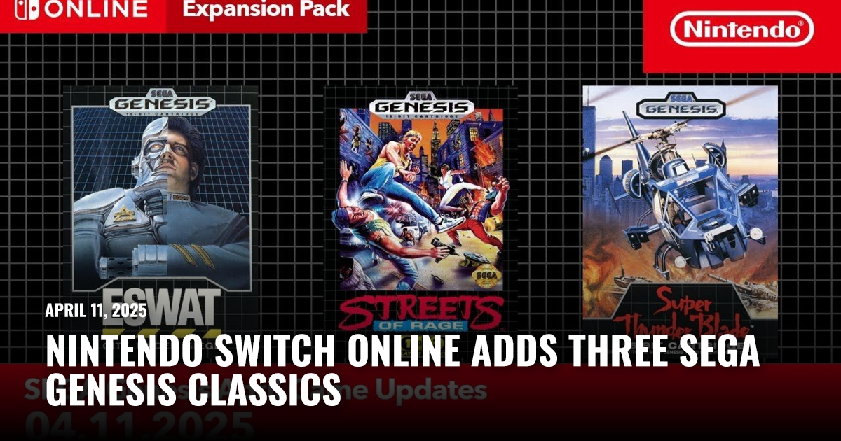 Genesis Switch Collection Nintendo Switch Online Adds Three Sega Genesis Classics | Restart.run