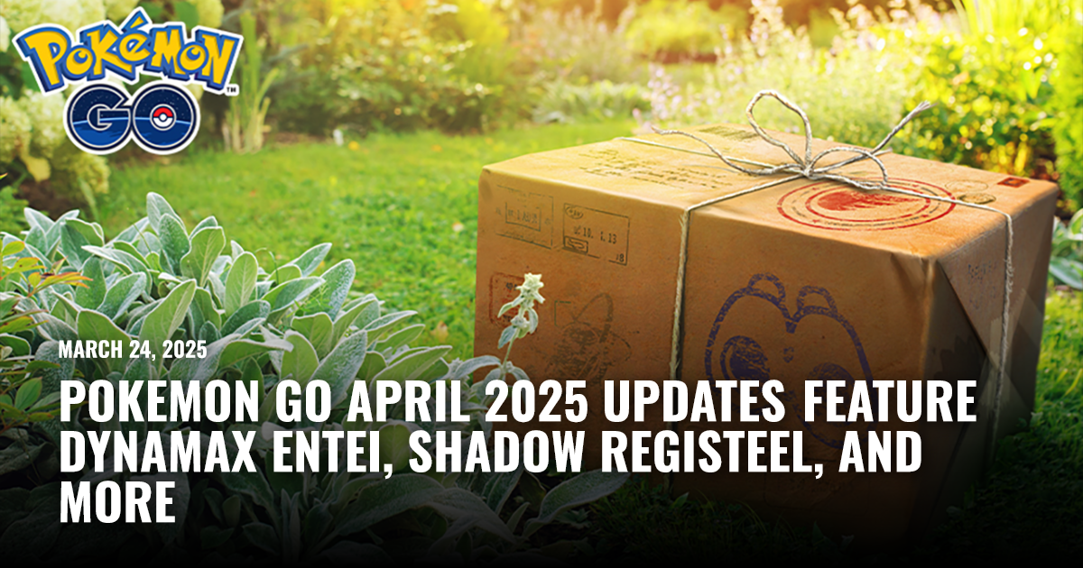 Entei Running Pokemon Go April 2025 Updates Feature Dynamax Entei, Shadow Registeel ...