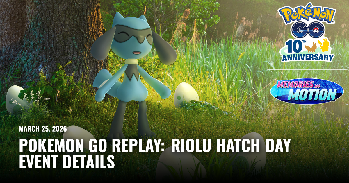 Pokemon Go Riolu Spawn Pokemon Go Replay: Riolu Hatch Day Event Details | Restart.run