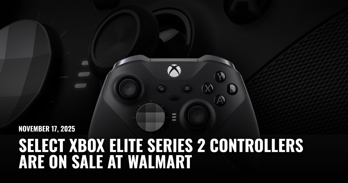Select Controller Select Xbox Elite Series 2 Controllers Are on Sale at Walmart | Restart.run